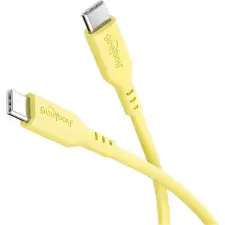 Goobay 77742 USB kábel USB 2.0 1,5 M USB C Sárga kábel és adapter