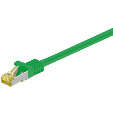 Goobay 91586 Zöld 1 M Cat7 S/FTP (S-STP) kábel és adapter