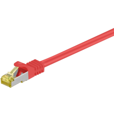 Goobay 91643 S/FTP CAT7 Patch kábel 10m - Piros (91643) kábel és adapter