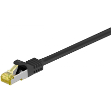 Goobay 91644 hálózati kábel Fekete 10 M Cat7 S/FTP (S-STP) kábel és adapter