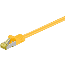 Goobay 91656 S/FTP CAT6A Patch kábel 20m - Sárga (91656) kábel és adapter