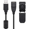 Goobay 93284 USB-A apa - USB-A anya 2.0 Hosszabbító kábel - Fekete (2m) (93284)