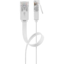 Goobay 93365 U/UTP CAT5e Lapos Patch Kábel 20m - Fehér (93365) kábel és adapter