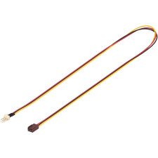 Goobay 93876 Ventilátor hosszabbító kábel - 0.6m (93876) kábel és adapter