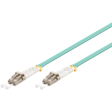 Goobay 95755 optikai patch kábel LC/UPC Duplex 10m - Türkiz (95755) kábel és adapter