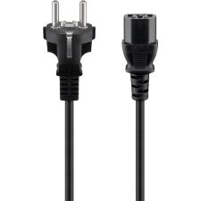 Goobay 96037 Fekete 5 M F típusú hálózati csatlakozó IEC C13 kábel és adapter