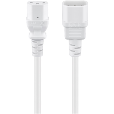 Goobay 97581 250V Tápkábel hosszabbító - 0.5m (97581) kábel és adapter