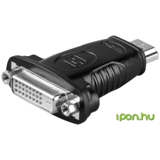Goobay DVI-D HDMI Átalakító Fekete 5cm 68098 kábel és adapter