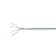 Goobay F/UTP CAT5e Patch kábel 100m Zöld (93267) kábel és adapter