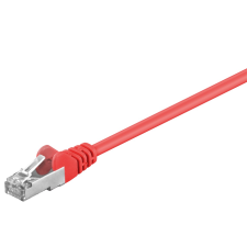 Goobay F/UTP CAT5e Patch kábel 3m - Piros (50153) kábel és adapter