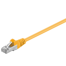 Goobay F/UTP CAT5e Patch kábel 50m - Sárga (50869) kábel és adapter