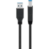 Goobay Goobay USB 3.0 printerkábel 3 m, fekete