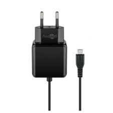 Goobay Hálózati Micro-USB töltő - Fekete (15W) (49603) mobiltelefon kellék