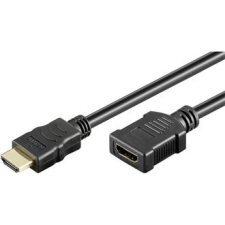 Goobay HDMI M/F video jelkábel hosszabbító 5m fekete (WENT31939) (WENT31939) kábel és adapter