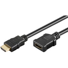 Goobay High Speed HDMI - HDMI Hosszabbitó kábel 0.5m - Fekete (61306) kábel és adapter