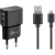 Goobay Micro-USB / 2x USB-A Hálozati töltő készlet - Fekete (18W) (44984)