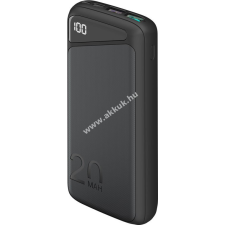 Goobay powerbank, gyorstöltés, 20.000 mAh, fekete power bank