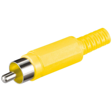 Goobay RCA csatlakozó műanyag sárga (11602) (11602) kábel és adapter