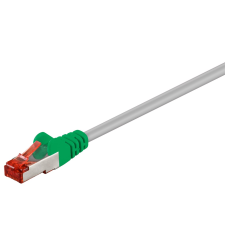 Goobay S/FTP CAT6 Crossover patch kábel 1m - Szürke (68456) kábel és adapter