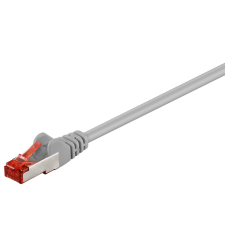 Goobay S/FTP CAT6 Patch kábel 0.15m - Szürke kábel és adapter