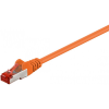 Goobay S/FTP CAT6 Patch kábel 1.5m - Narancssárga (95582)