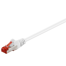Goobay S/FTP CAT6 Patch kábel 1m - Fehér (93502) kábel és adapter