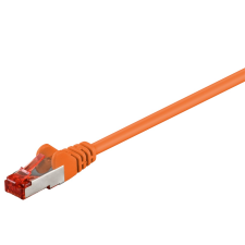 Goobay S/FTP CAT6 Patch kábel 25m - Narancssárga (95649) kábel és adapter