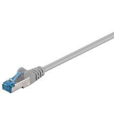 Goobay S/FTP CAT6a Patch kábel 0.25m - Szürke kábel és adapter