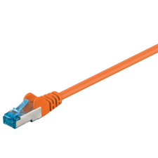 Goobay S/FTP CAT6a Patch kábel 0.5m - Narancssárga (93662) kábel és adapter