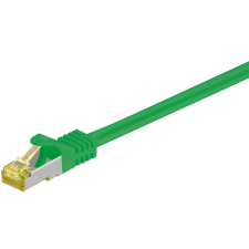 Goobay S/FTP CAT6a Patch kábel 25m - Zöld (91667) kábel és adapter