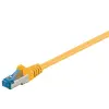 Goobay S/FTP CAT6a Patch kábel 3m - Sárga
