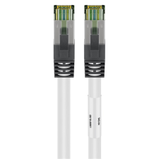 Goobay S/FTP CAT8.1 Patch kábel 3m - Fehér (55126) kábel és adapter