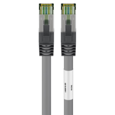 Goobay S/FTP CAT8.1 Patch kábel 3m - Szürke (55138) kábel és adapter