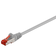 Goobay S/FTP CAT 6 patch kábel 0.25m szürke (93212) (go93212) kábel és adapter