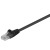 Goobay U/UTP CAT5e Patch kábel 1m - Fekete (68644)