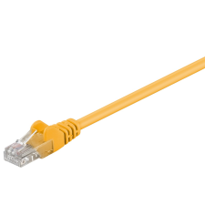 Goobay U/UTP CAT5e Patch kábel 3m - Sárga (68366) kábel és adapter
