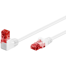 Goobay U/UTP CAT6 90° Derékszögű patch kábel 3m - Fehér (51524) kábel és adapter