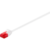 Goobay U/UTP CAT6 Lapos patch kábel 0.5m - Fehér (93691)