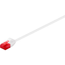 Goobay U/UTP CAT6 Lapos patch kábel 0.5m - Fehér (93691) kábel és adapter