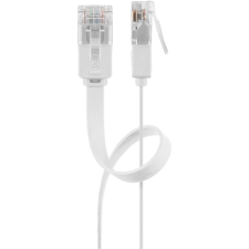 Goobay U/UTP CAT6 Lapos patch kábel 3m - Fehér (95153) kábel és adapter