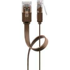 Goobay U/UTP CAT6 Lapos patch kábel 7m - Sötétbarna (95898) kábel és adapter