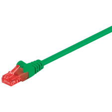 Goobay U/UTP CAT6 Patch kábel 0.5m - Zöld (68435) kábel és adapter
