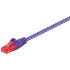 Goobay U/UTP CAT6 Patch kábel 1m - Ibolya (95263) kábel és adapter