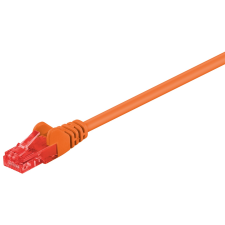 Goobay U/UTP CAT6 Patch kábel 1m - Narancssárga (95262) kábel és adapter