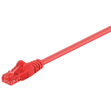 Goobay U/UTP CAT6 Patch kábel 1m - Piros (68441) kábel és adapter