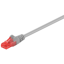 Goobay U/UTP CAT6 Patch kábel 20m - Szürke kábel és adapter
