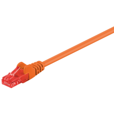 Goobay U/UTP CAT6 Patch kábel 2m - Narancssárga kábel és adapter
