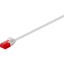 Goobay U/UTP CAT6 Slim Patch kábel 10m - Szürke (93734) kábel és adapter