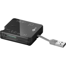 Goobay USB 2.0 6 in 1 kártyaolvasó fekete (95674) (Goobay95674) kártyaolvasó