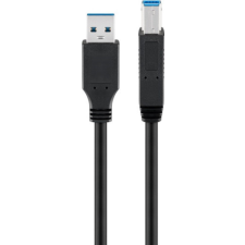  Goobay USB 3.0 printerkábel 3 m, fekete kábel és adapter
